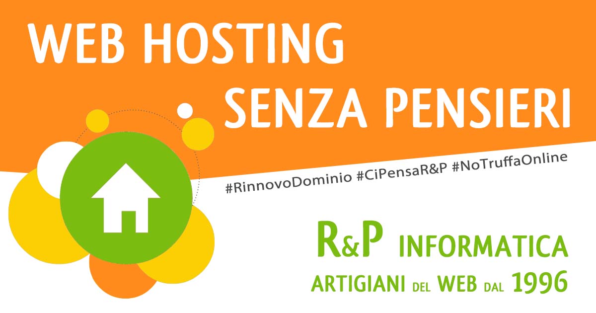 web hosting senza pensieri